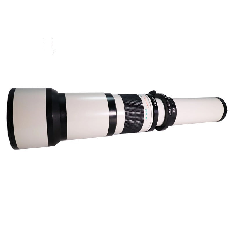 650-1300MM Ultra-Long Zoom Lens Astronomical Telescope Manual Telephoto Lens Universal for DSLR and Mirrorless Cameras Bird Watching Moon Exploration Telephoto Tool