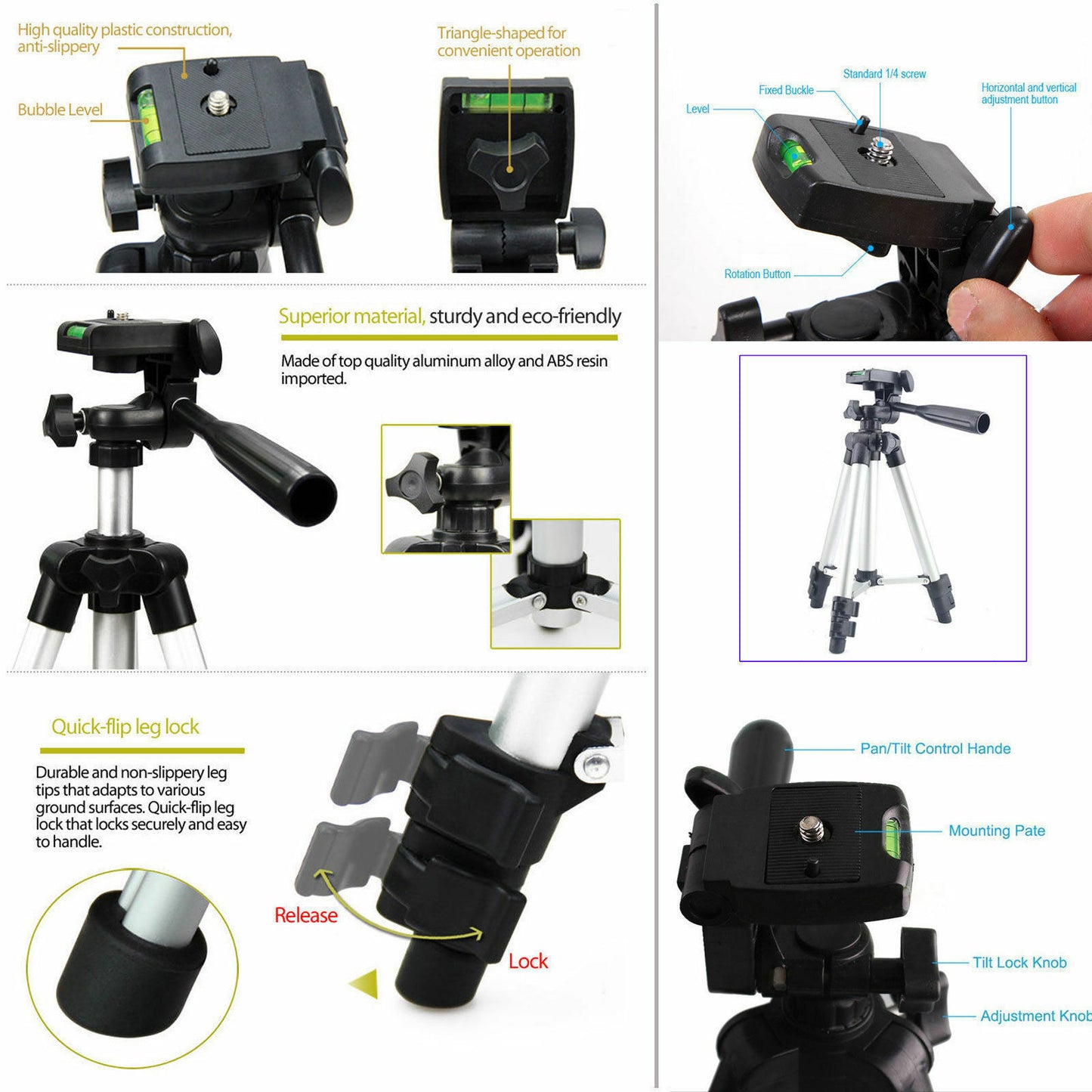 Camera Tripod Stand Holder,Portable Tripod,Live Stream Holder,Camera Tripod