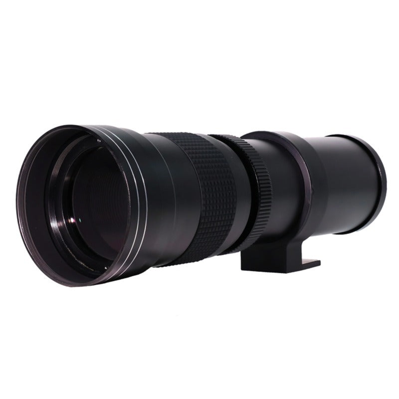 420-800mm F8.3-16 Full Frame Zoom Telephoto Lens Manual Telephoto Camera Lens for Bird Watching and Moon Photography