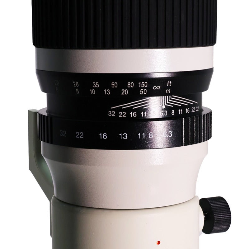 500mm F6.3 Fixed Focus Telephoto Lens Full Frame Mirrorless DSLR Camera Lens Large Aperture Manual Lens