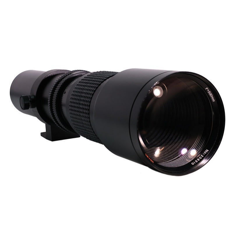 500mm F8.0-32 Fixed Focus Telephoto Lens Full Frame Long Focus Telescope Lens for DSLR and Mirrorless Cameras Manual