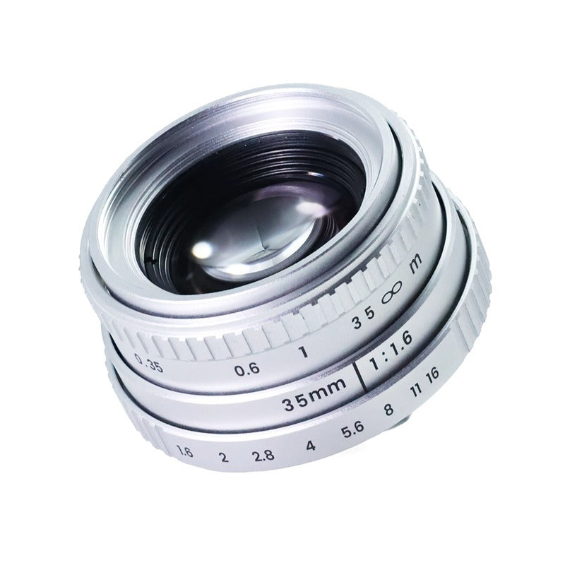 35mm F1.6 Large Aperture Manual Fixed Focus Lens Camera Lens APS-C Format Background Blur Photography Lens